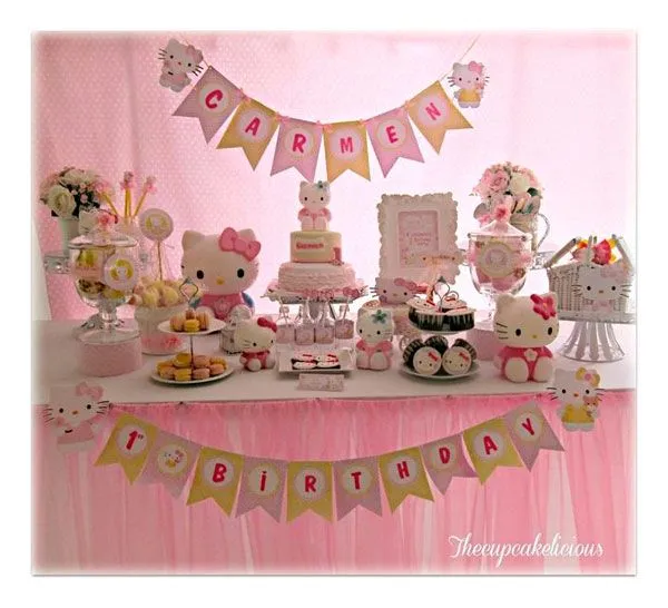 Increíbles ideas para una fiesta de cumpleaños de Hello Kitty ...