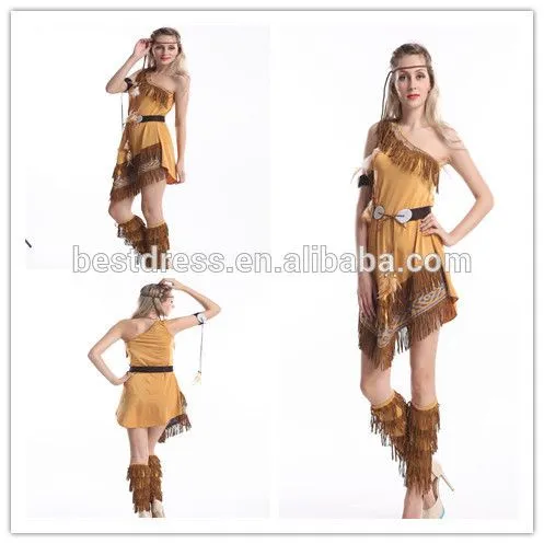 India del traje para mujer Pocahontas adultos del vestido de lujo ...