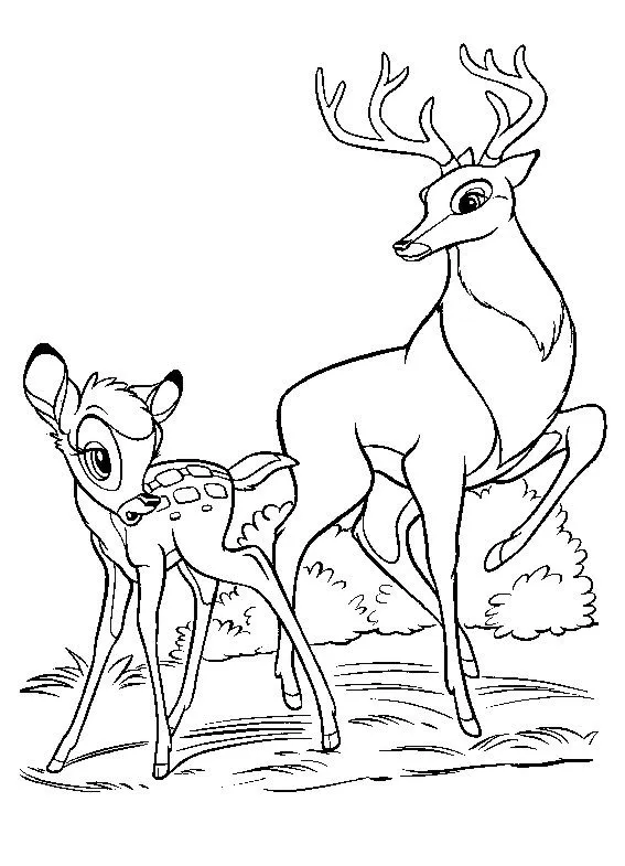 Índice de dibujos: bambi
