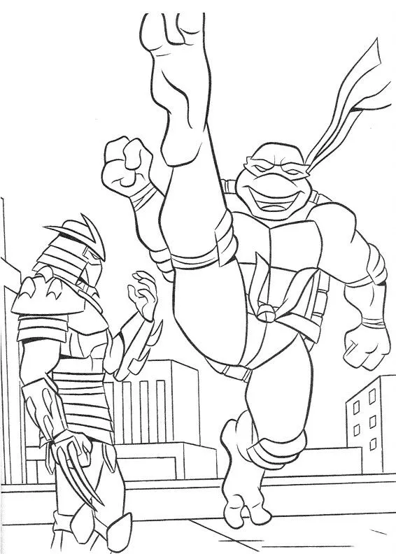 Índice de dibujos: tortugas ninja