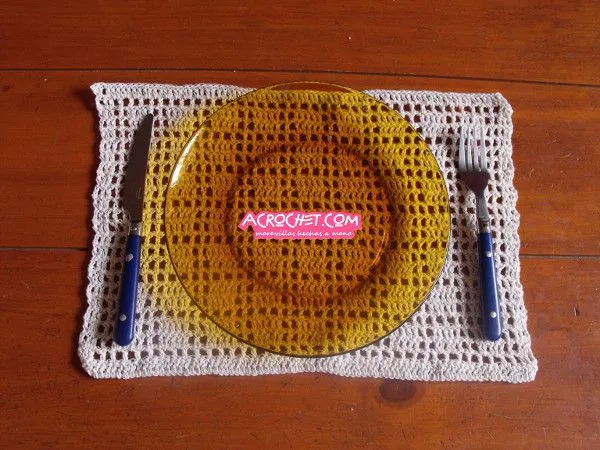 Nuevos individuales para tu mesa tejidos a crochet
