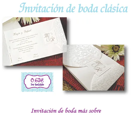 INFOCOPY Invitaciones, detalles y fotografia de Boda: Invitaciones ...