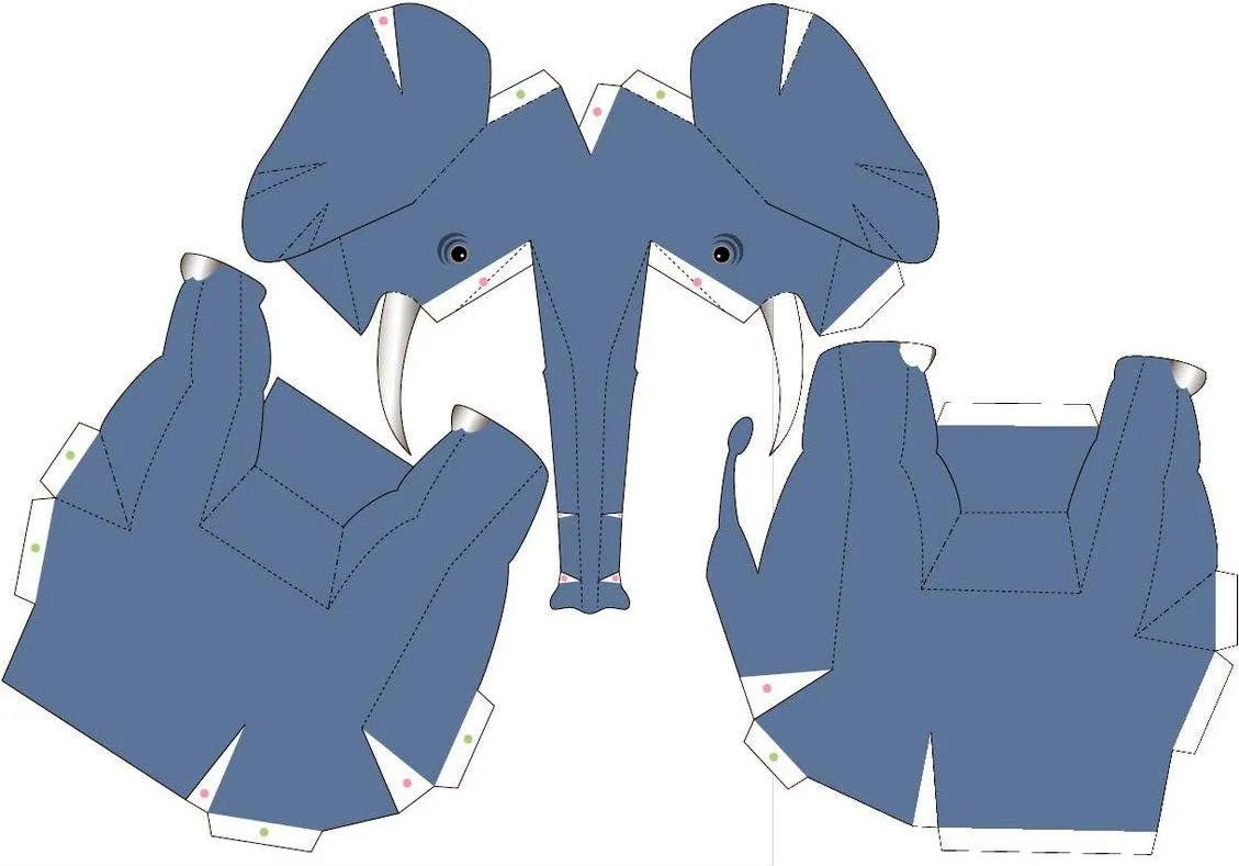 Papercraft animales para imprimir y armar - Imagui