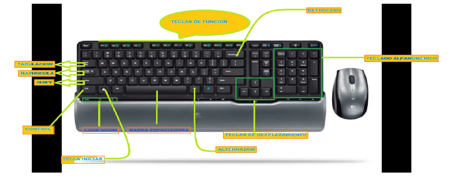 Informatica Grado 803 Fabian Steeven: El Teclado Y Sus Partes Informatica Grado 803 Fabian Steeven: El Teclado Y Sus Partes