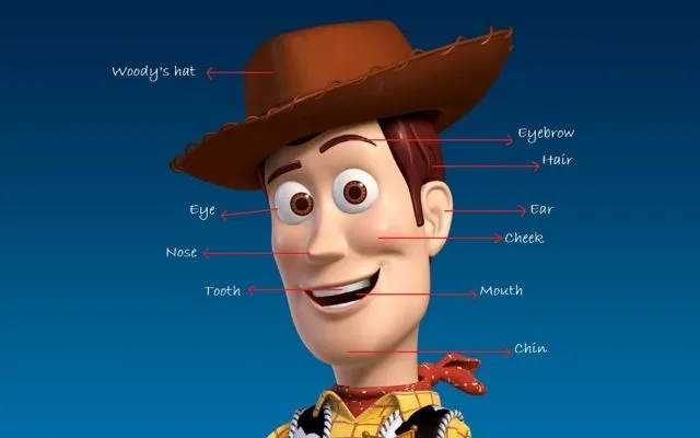 INGLÉS EN EL AULA: Deja que Woody nos enseñe las partes del cuerpo ...