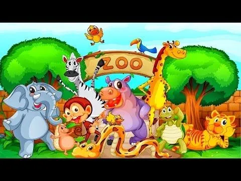 Ingles para niños - Animales del Zoológico - Video Educativo ...