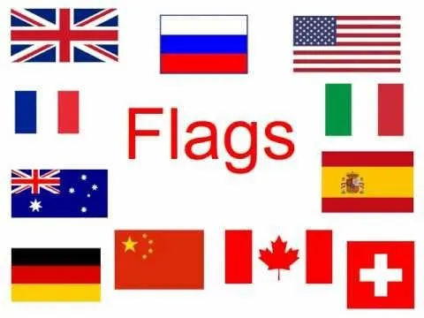 Inglés para los niños. Banderas - YouTube