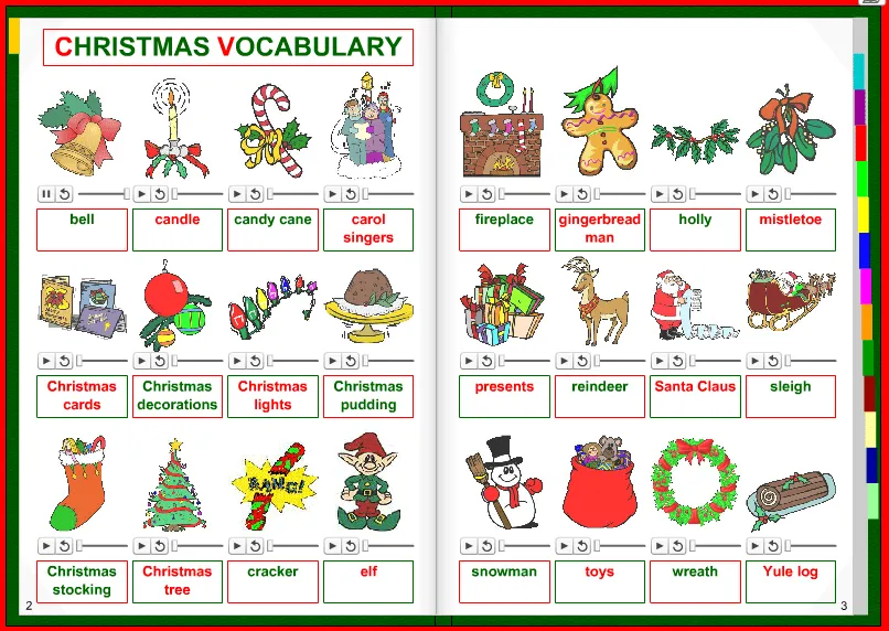 Inglés para niños: CHRISTMAS BOOK