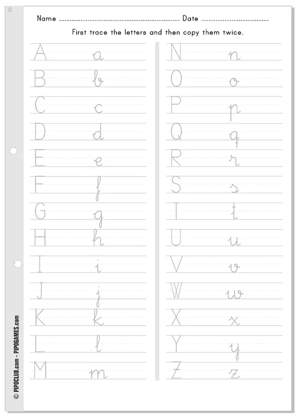 INICIO LECTOESCRITURA: ABECEDARIO Repasa y copia INICIO LECTOESCRITURA: ABECEDARIO Repasa y copia