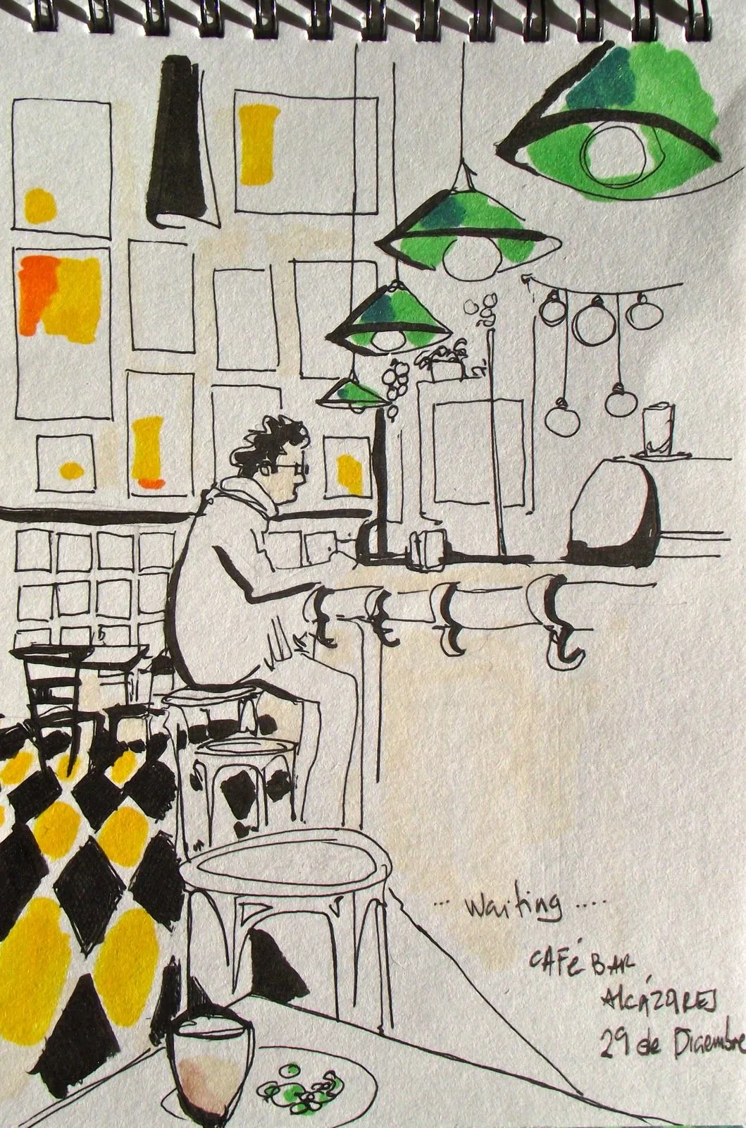 INMA SERRANO: CAFÉ BAR ALCÁZARES EN SEVILLA INMA SERRANO: CAFÉ BAR ALCÁZARES EN SEVILLA