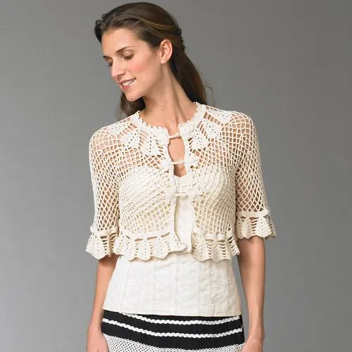 innovart en crochet: Bolero que te quiero bolero.... innovart en crochet: Bolero que te quiero bolero....