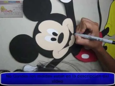 Inspiraciones: manualidades y reciclaje | Cómo hacer a Mickey ...
