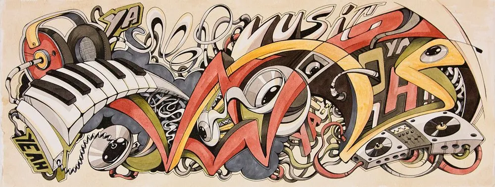 Inspiration Hut - Graffiti Style Illustrations by Alexander ...