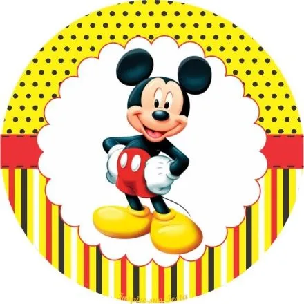 Mickey Mouse Kit festa infantil grátis para imprimir |