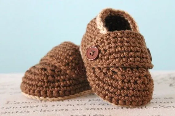Mocasines bebé crochet patron - Imagui