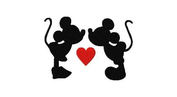 Imagenes de Minnie y Mickey Mouse besandose - Imagui