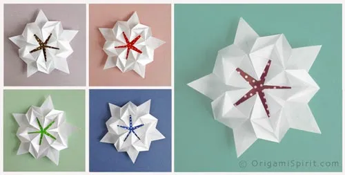 Instrucciones y pasos para hacer una estrella pentagonal en origami