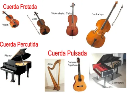 INSTRUMENTOS MUSICALES : Instrumentos de cuerda