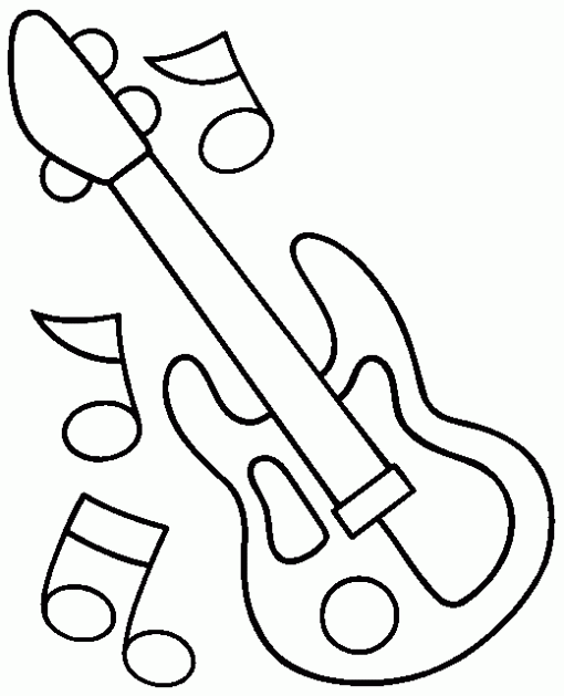 Como dibujar una guitarra de rock - Imagui