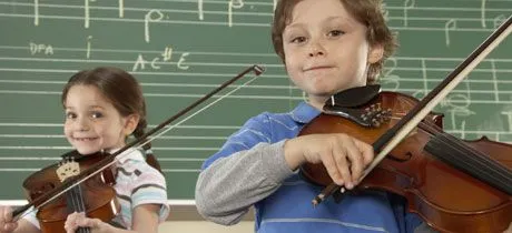 Instrumentos musicales para niños. El violín