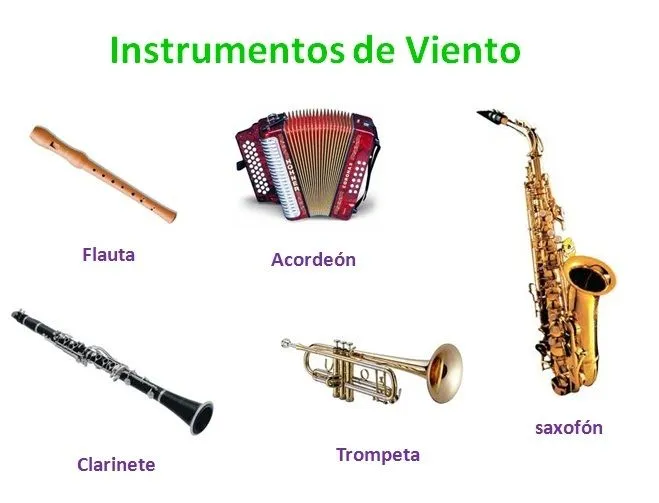 Instrumentos musicales con sus nombres - Imagui