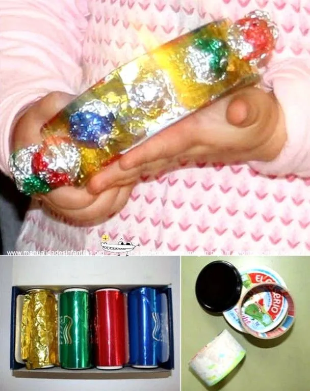 Instrumentos navideños reciclados - Manualidades Infantiles