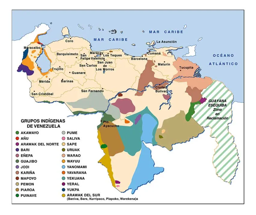 Interculturalidad en Salud: Mapa Indígena de Venezuela