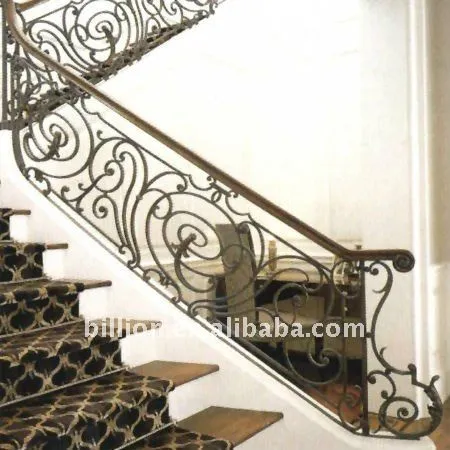 Interiores de hierro forjado escalera-Escaleras-Identificación del ...