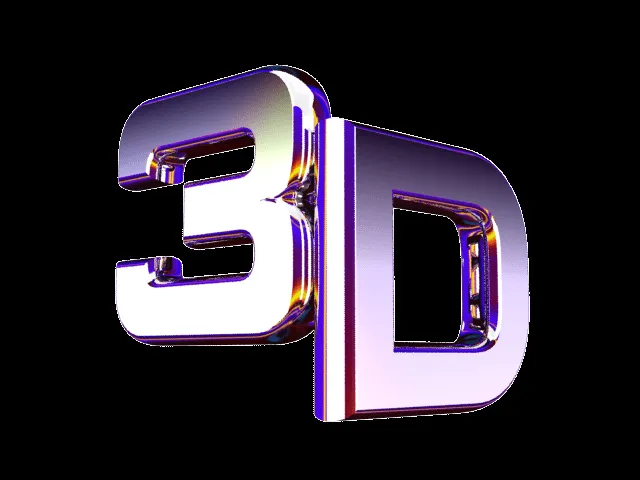 3D letras - Imagui