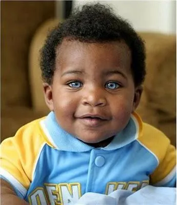 LO QUE PASA POR EL MUNDO: El bebe Afroamericano de ojos azules