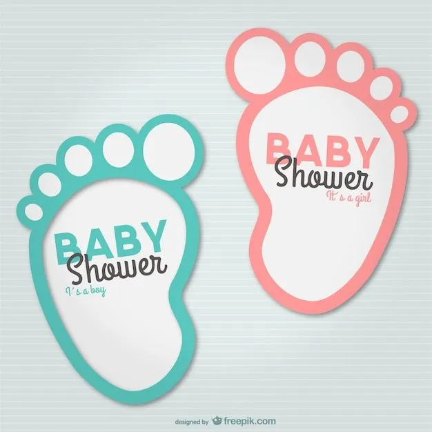 Invitación a baby shower | Descargar Vectores gratis