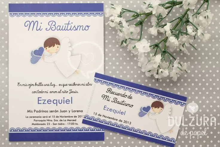 Invitacion Bautismo nene #bautismo # angelito #bautizo #imprimible ...