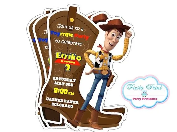Woody toy story invitaciónes - Imagui