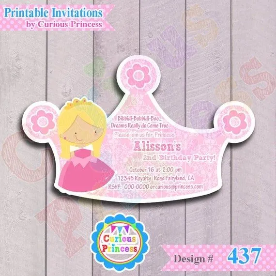 437 invitacion digital de la princesa por CuriousPrincessParty