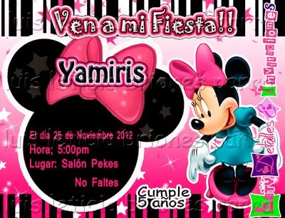 INVITACIONES DE MIMI GRATIS - Imagui INVITACIONES DE MIMI GRATIS - Imagui