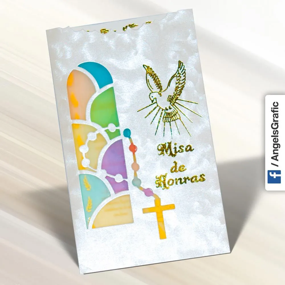 Invitación para Misa de Honras (hr-56857) - Angels Graphic