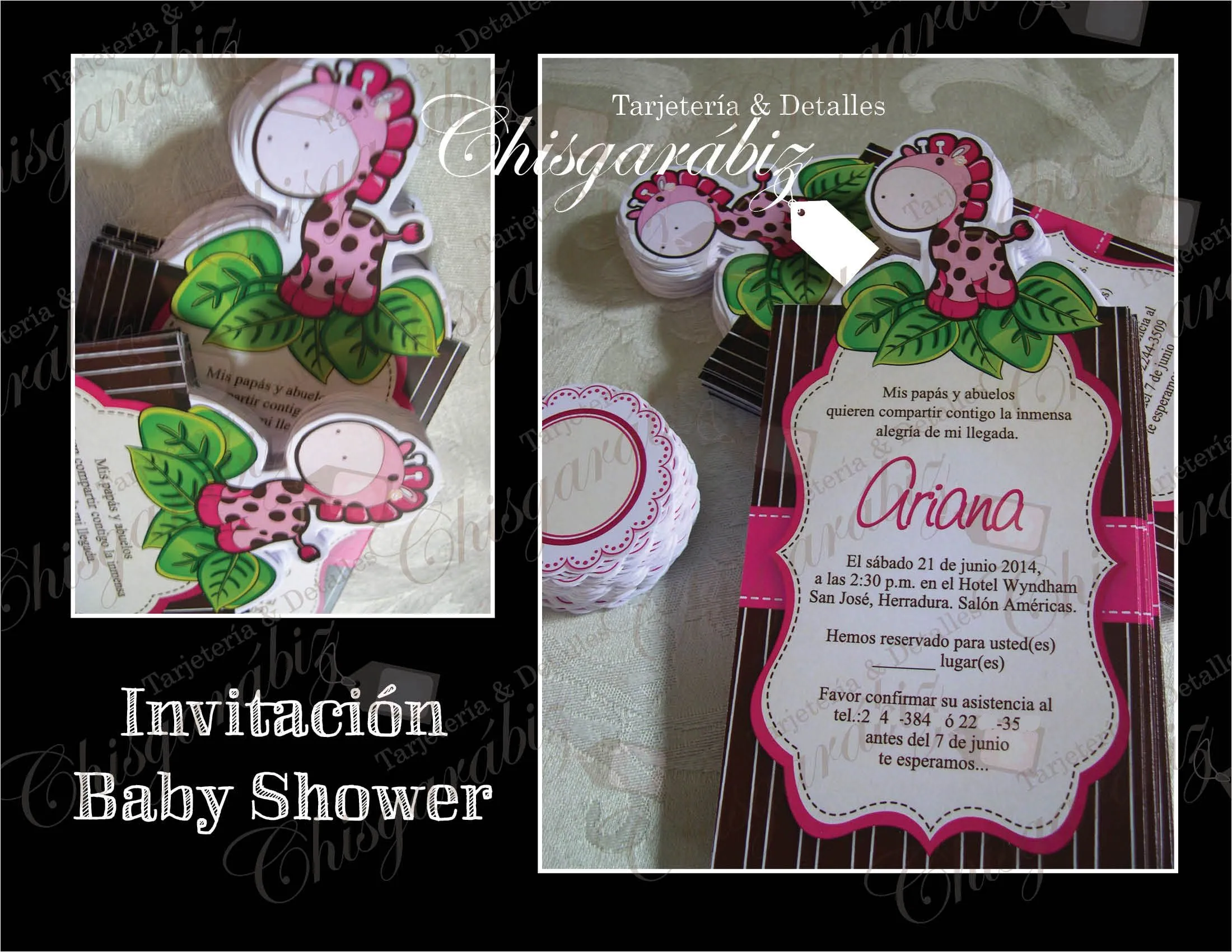 Invitación y todo lo que necesitas para el te de canastilla esta en Chisgarábiz, ubicado en san josé COSTA RICA, tel 2235-8132 / chisgarabiz@gmail.com. Invitación y todo lo que necesitas para el te de canastilla esta en Chisgarábiz, ubicado en san josé COSTA RICA, tel 2235-8132 / chisgarabiz@gmail.com.
