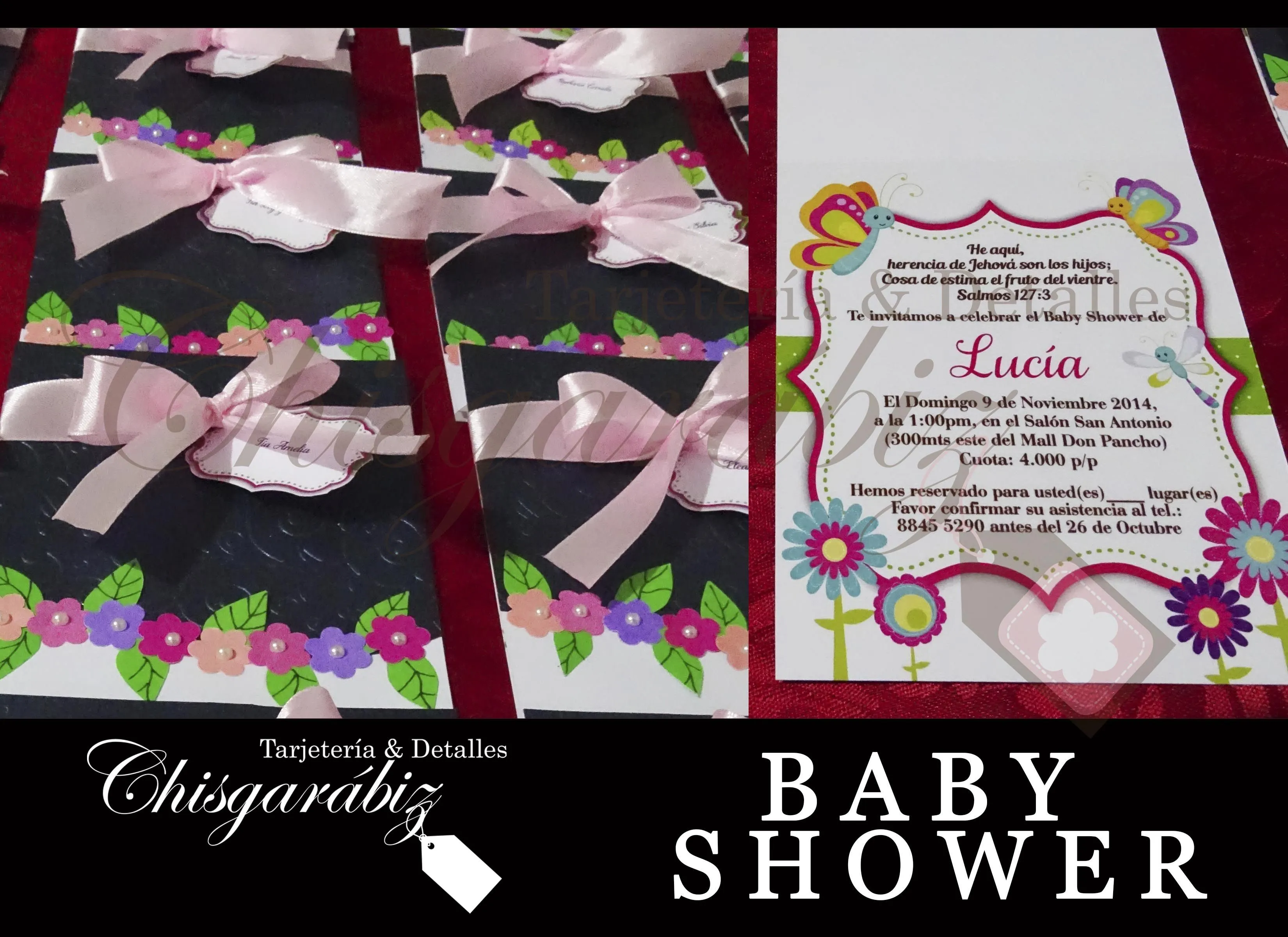 Invitación y todo lo que necesitas para el te de canastilla esta en Chisgarábiz, ubicado en san josé COSTA RICA, tel 2235-8132 / chisgarabiz@gmail.com. Invitación y todo lo que necesitas para el te de canastilla esta en Chisgarábiz, ubicado en san josé COSTA RICA, tel 2235-8132 / chisgarabiz@gmail.com.