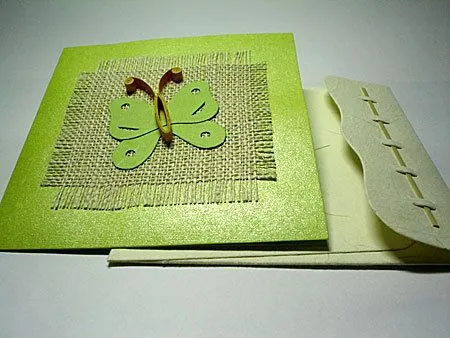 Invitaciones para imprimir: Invitación verde manzana con mariposa ...