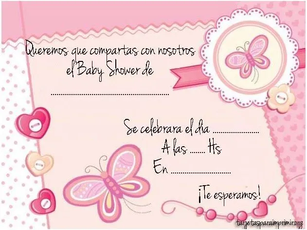 invitaciones para baby shower gratis personalizables - Buscar con ...