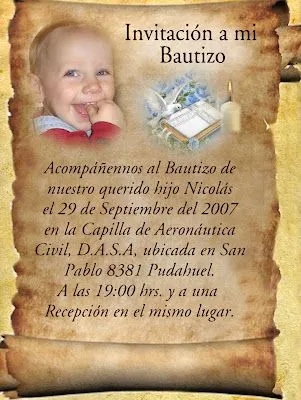 INVITACIONES PARA BAUTIZO INVITACIONES PARA BAUTIZO . 2 ...