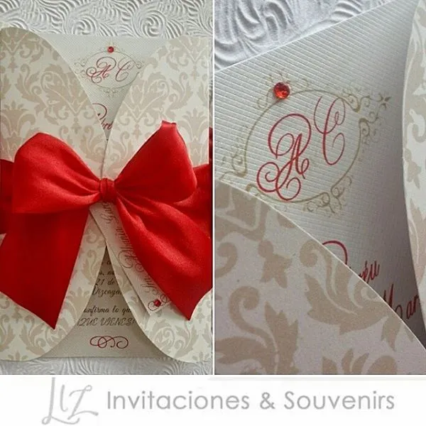 Invitaciones de Boda (my creations) on Pinterest | Bodas, Bow ...