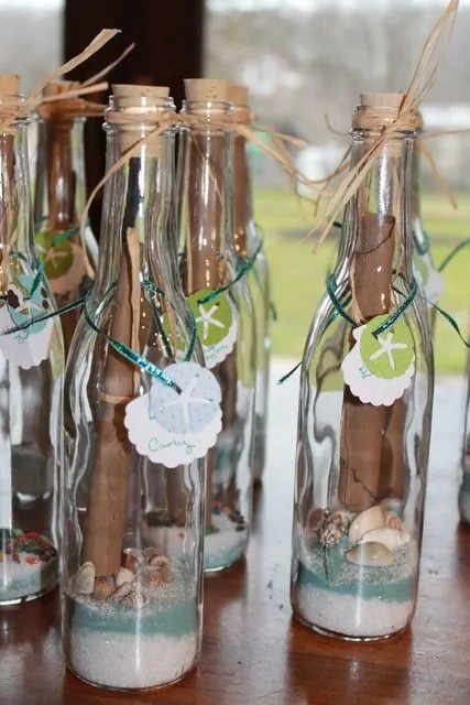 Invitaciones de boda tipo “mensaje en una botella”... | Fiestas de ...