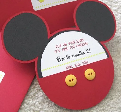Caritas de Mickey Mouse para cumpleaños - Imagui