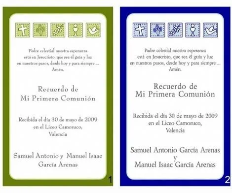 invitaciones-comunion-imprimir ...