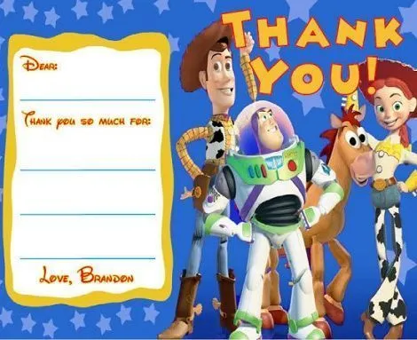 Tarjetas de cumpleaños gratis para imprimir de Toy Story - Imagui