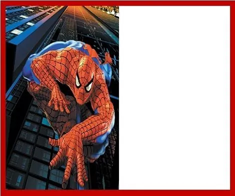Invitaciones de cumpleaños de Spiderman