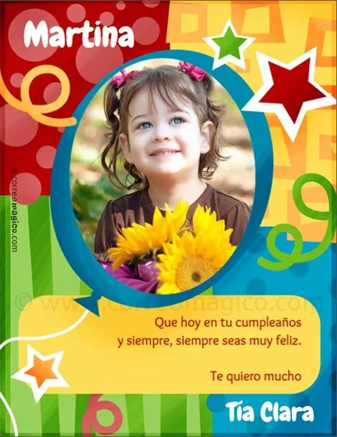 Tarjetas personalizadas de cumpleaños para imprimir gratis - Imagui