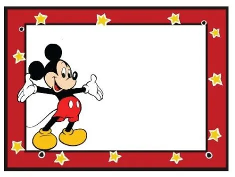 Tarjetas de cumpleaños de la casa de Mickey Mouse - Imagui