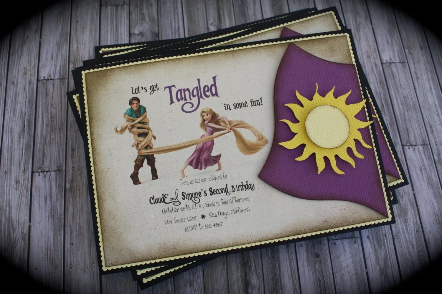 Invitaciones de cumpleaños de TANGLED Rapunzel - Etsy México Invitaciones de cumpleaños de TANGLED Rapunzel - Etsy México